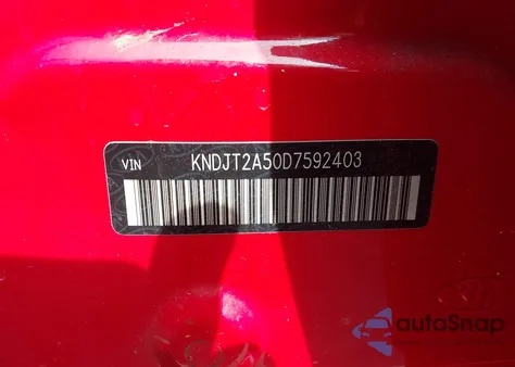 2013 Kia Soul from USA, damaged, VIN KNDJT2A50D7592403